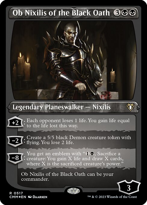 Ob Nixilis of the Black Oath - Etched