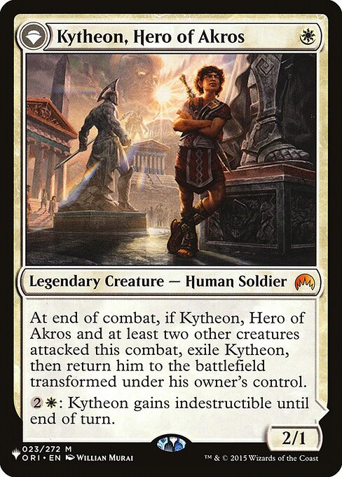 Kytheon, Hero of Akros // Gideon, Battle-Forged - Nonfoil