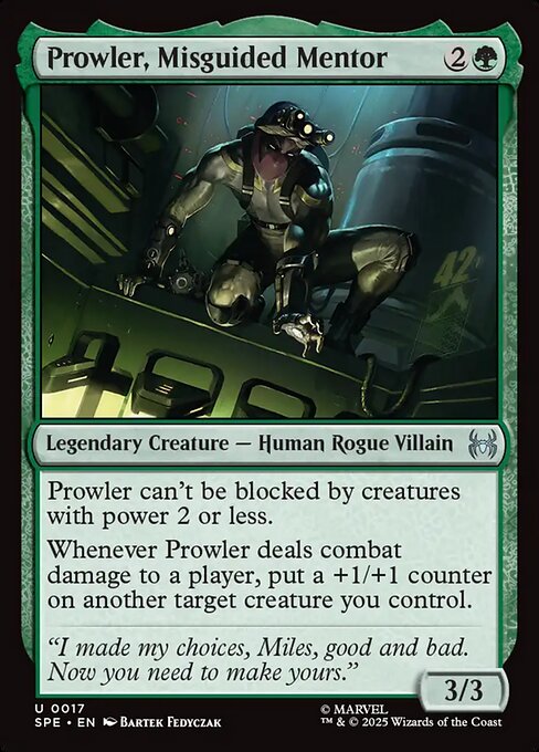 Prowler, Misguided Mentor - Nonfoil