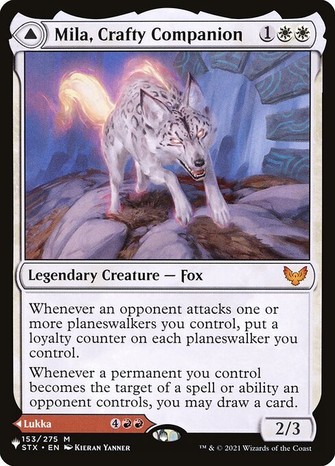 Mila, Crafty Companion // Lukka, Wayward Bonder - Nonfoil