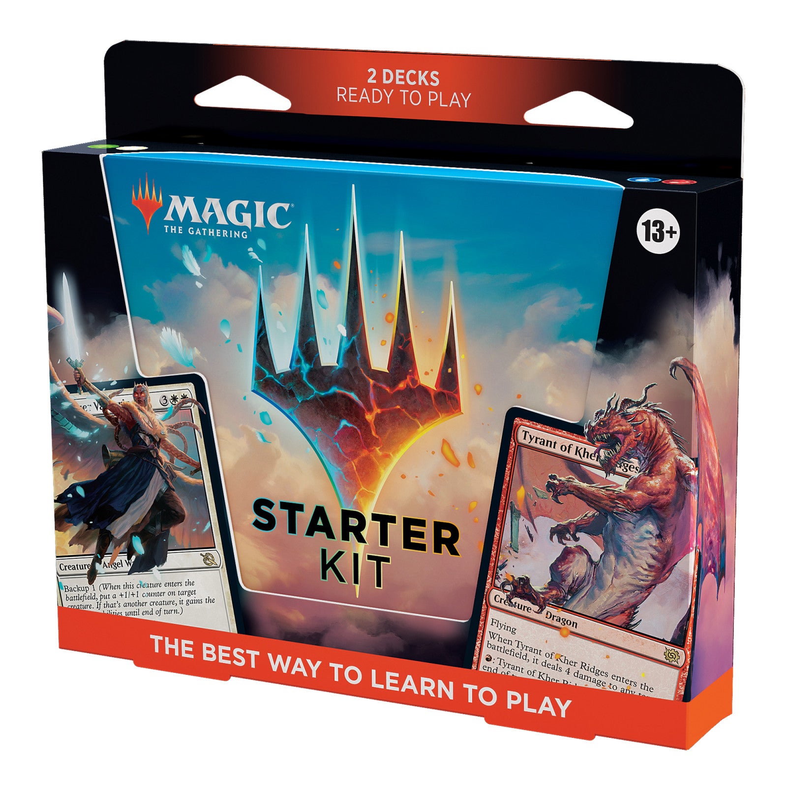 Card game starter kit packaging with 'Magic: The Gathering' branding