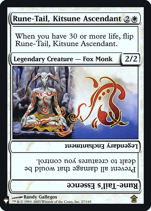 Rune-Tail, Kitsune Ascendant // Rune-Tail's Essence - Nonfoil