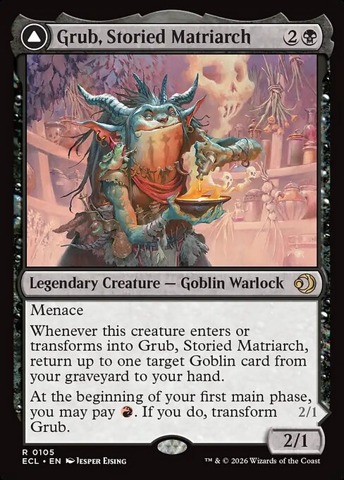 Grub, Storied Matriarch // Grub, Notorious Auntie - Nonfoil