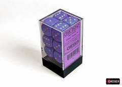 Chessex Speckled 16mm D6 Silver Tetra Dice Block (12 dice)