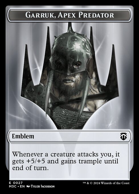 Garruk, Apex Predator Emblem - Nonfoil
