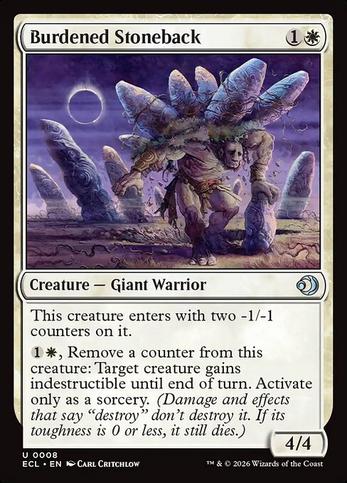 Burdened Stoneback - Nonfoil