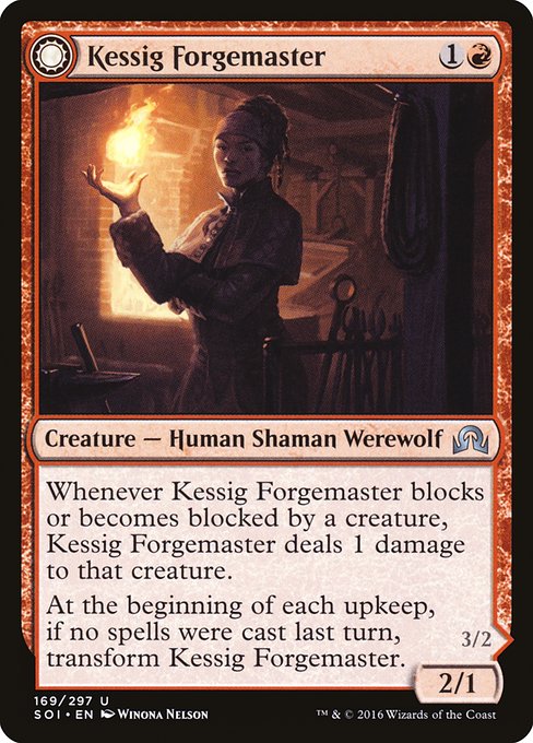 Kessig Forgemaster // Flameheart Werewolf - Nonfoil