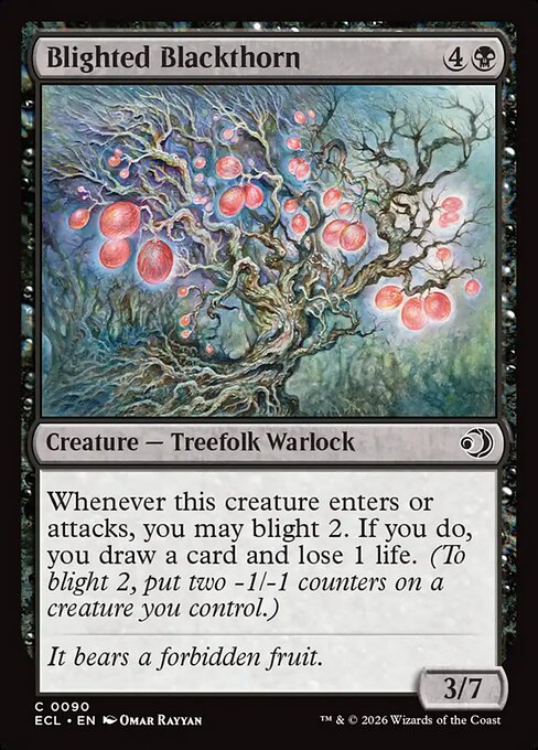 Blighted Blackthorn - Nonfoil