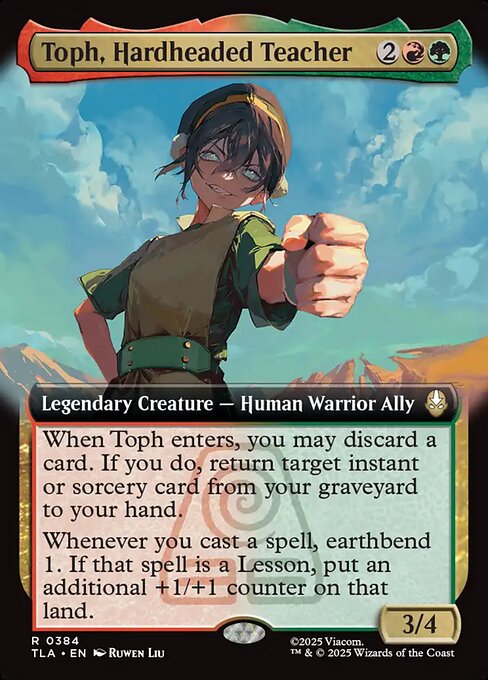 Toph, Hardheaded Teacher - Nonfoil