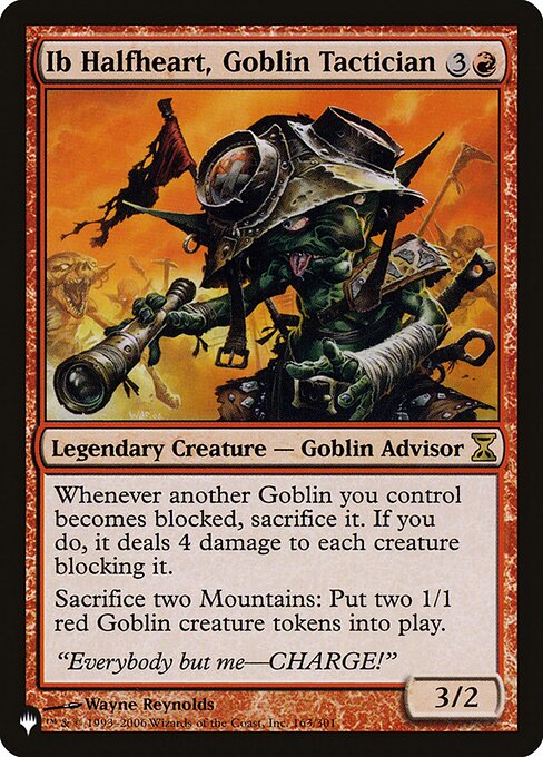 Ib Halfheart, Goblin Tactician - Nonfoil
