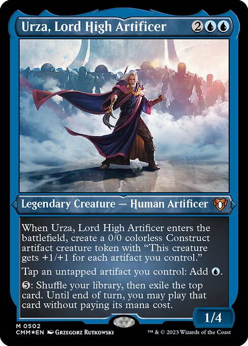 Urza, Lord High Artificer - Etched