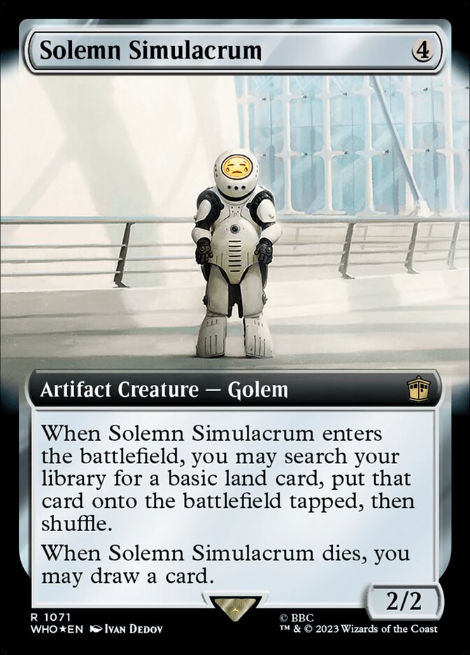 Solemn Simulacrum (Extended Art - Surge Foil)