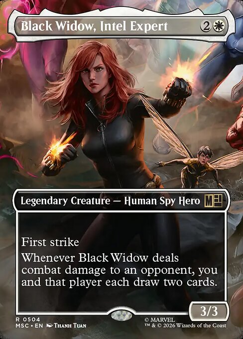 Black Widow, Intel Expert