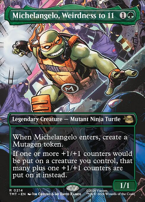 Michelangelo, Weirdness to 11 - Nonfoil