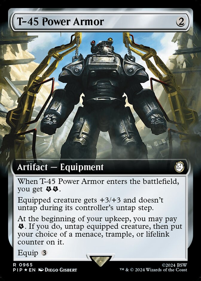 T-45 Power Armor (Extended Art - Surge Foil)