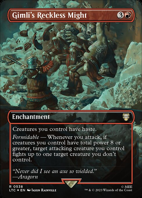 Gimli's Reckless Might - Foil