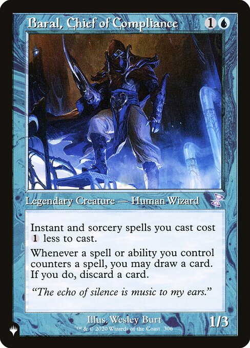 Baral, Chief of Compliance - Nonfoil
