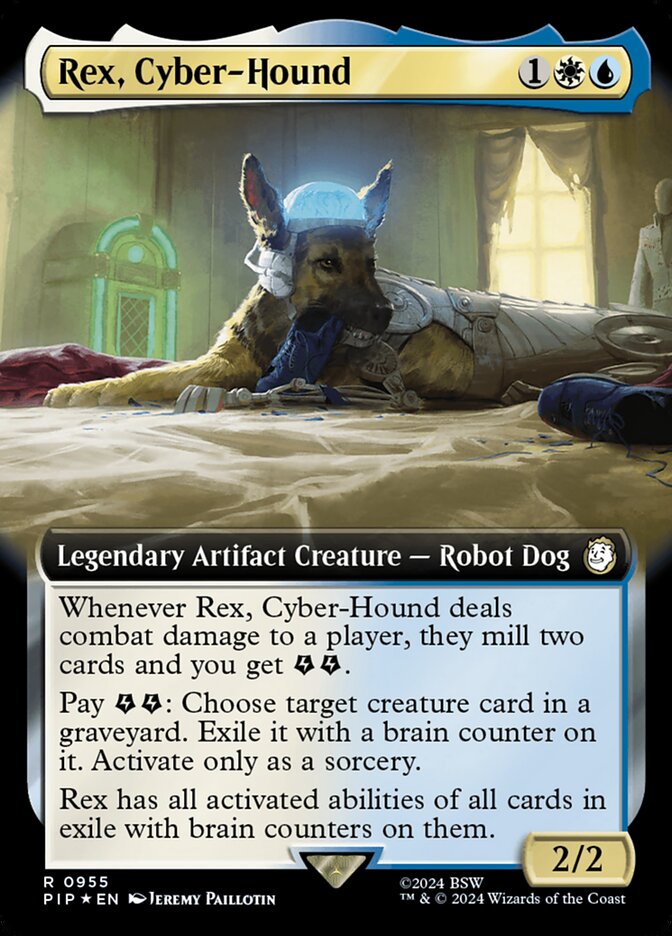 Rex, Cyber-Hound (Extended Art - Surge Foil)