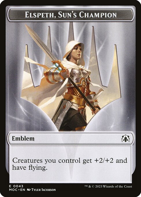 Elspeth, Sun's Champion Emblem - Nonfoil