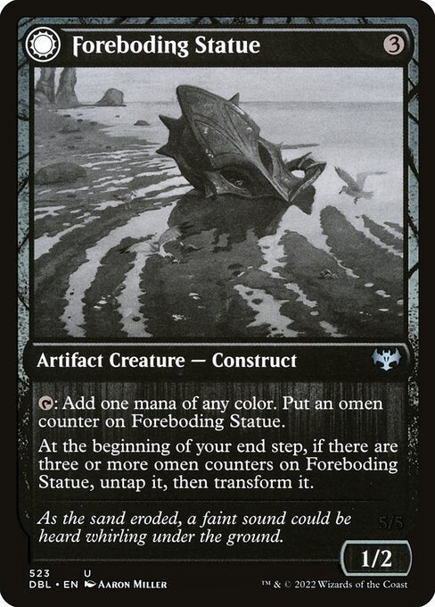 Foreboding Statue // Forsaken Thresher - Nonfoil