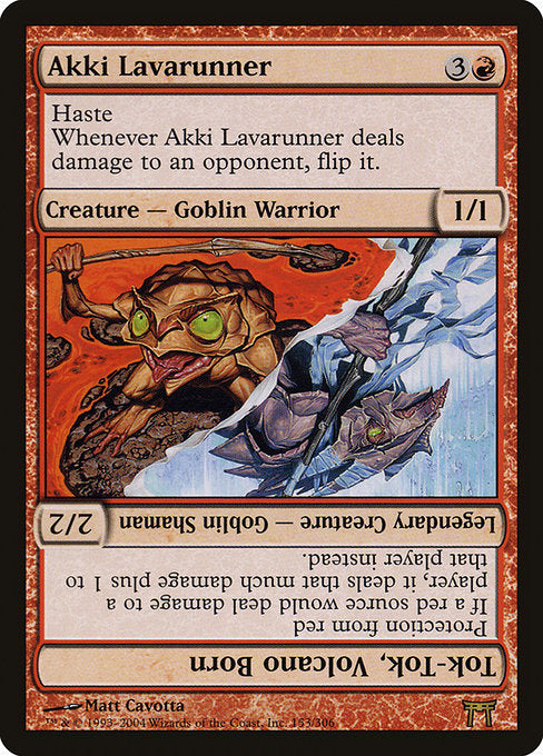 Akki Lavarunner // Tok-Tok, Volcano Born - Nonfoil