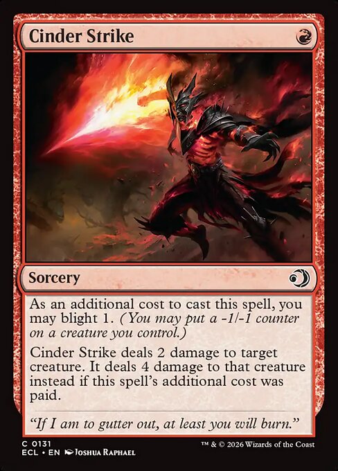 Cinder Strike - Nonfoil