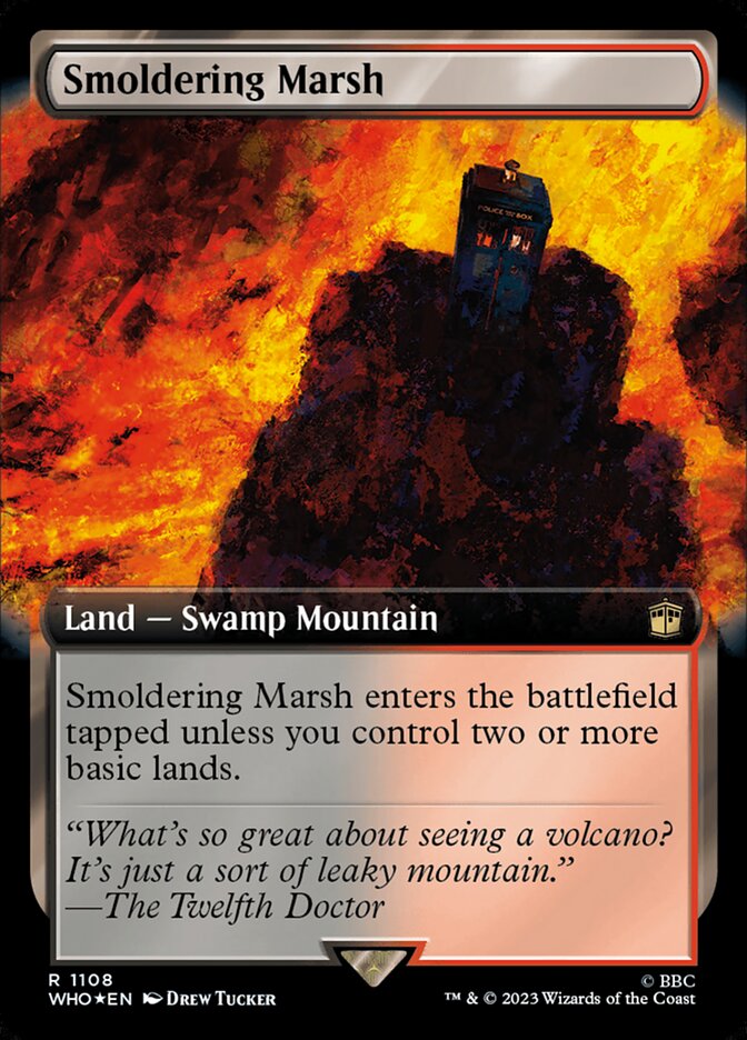 Smoldering Marsh (Extended Art - Surge Foil)