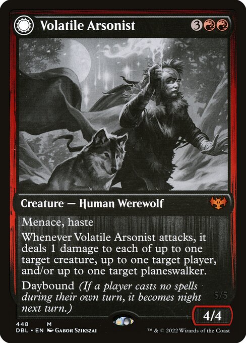 Volatile Arsonist // Dire-Strain Anarchist - Nonfoil