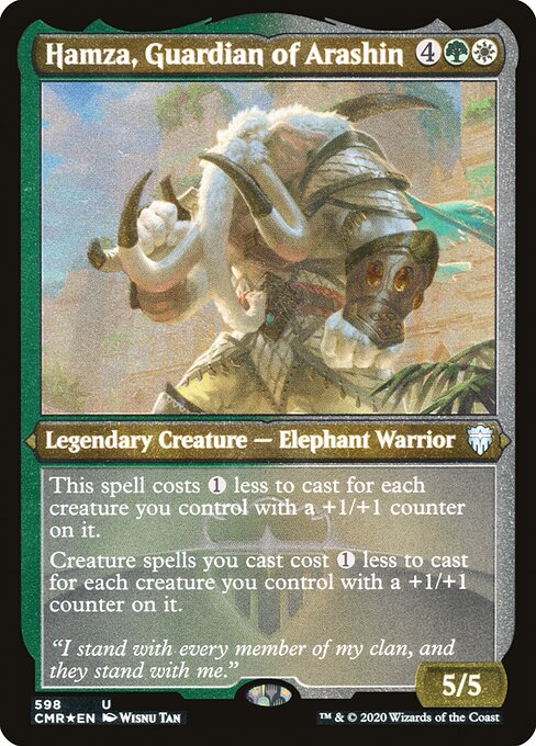Hamza, Guardian of Arashin - Etched