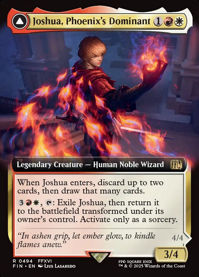 Joshua, Phoenix's Dominant // Phoenix, Warden of Fire (Extended Art)
