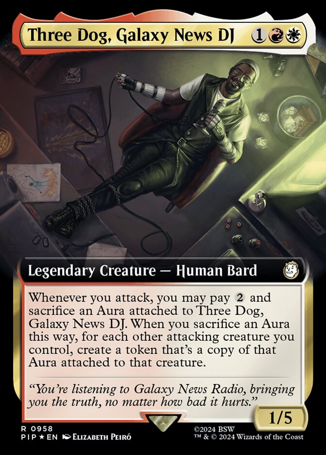 Three Dog, Galaxy News DJ (Extended Art - Surge Foil)