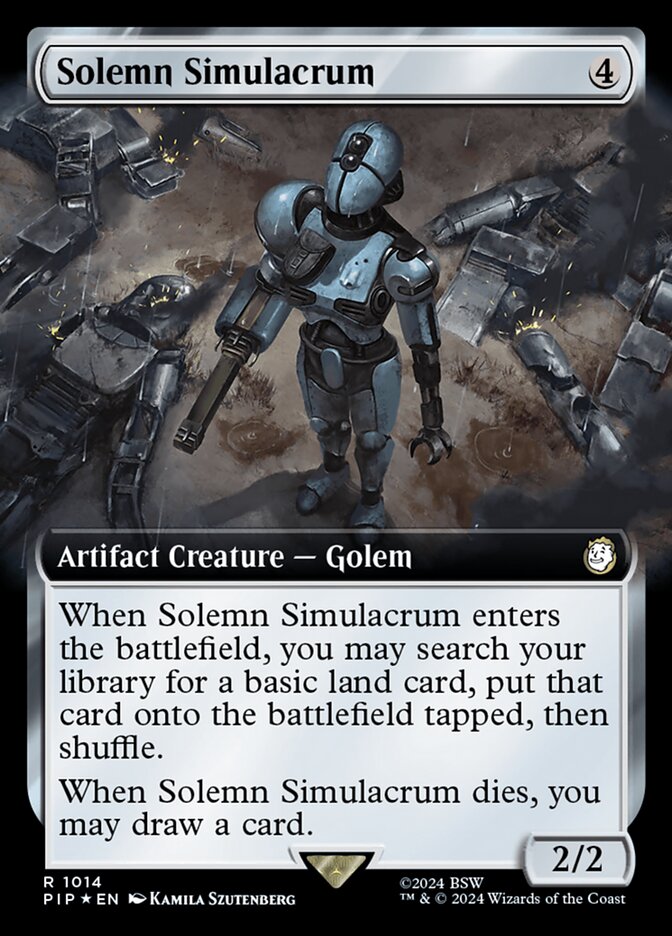 Solemn Simulacrum (Extended Art - Surge Foil)