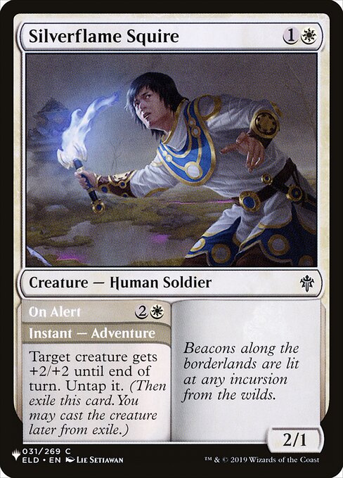 Silverflame Squire // On Alert - Nonfoil