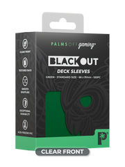 Blackout Deck Sleeves - Standard Size - Green