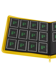 Stealth 12 Pocket Zip Binder - Yellow