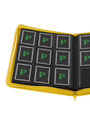 Collector's Series 9 Pocket Zip Binder - Yellow