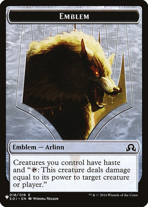 Arlinn, Embraced by the Moon Emblem - Nonfoil
