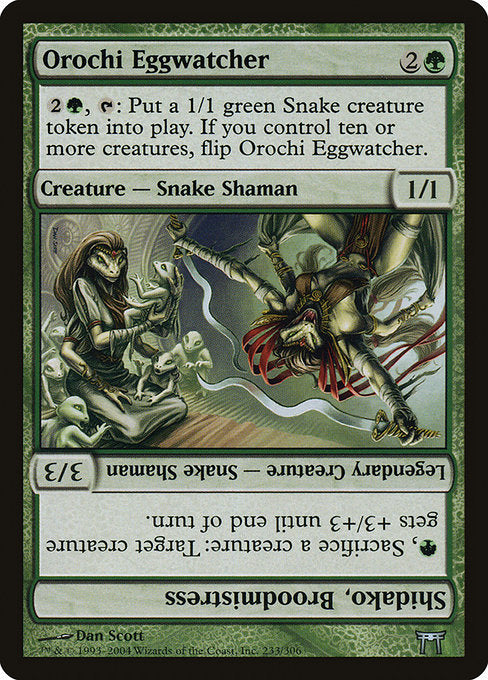 Orochi Eggwatcher // Shidako, Broodmistress - Nonfoil