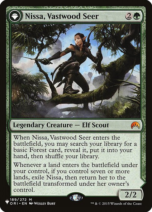 Nissa, Vastwood Seer // Nissa, Sage Animist - Nonfoil