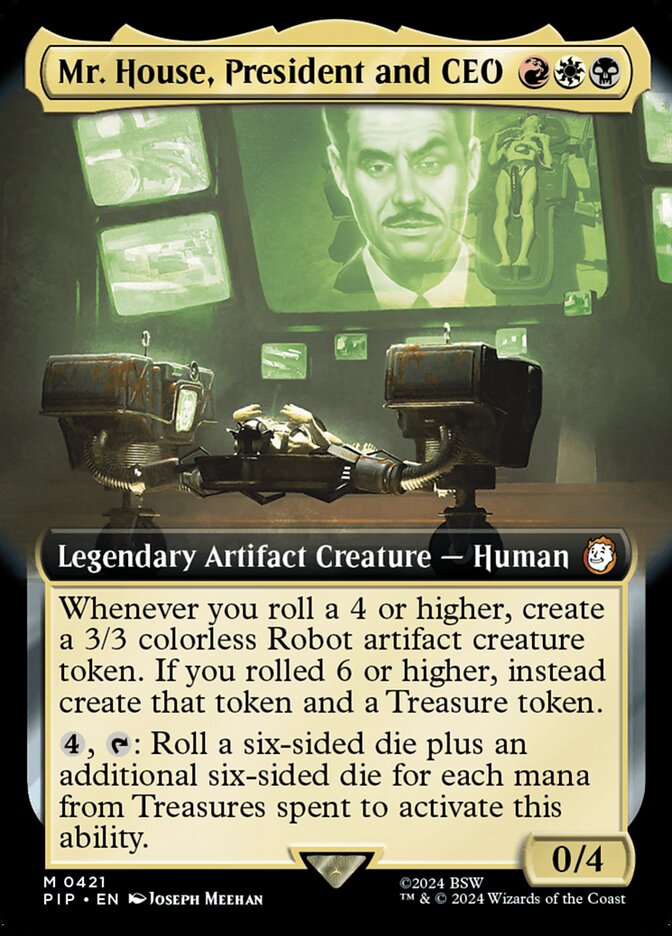 Mr. House, President and CEO (Extended Art)