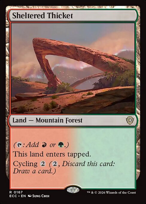 Sheltered Thicket - Nonfoil