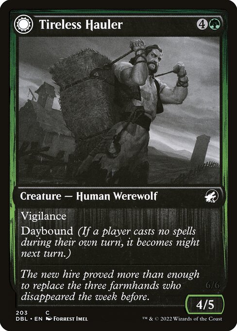 Tireless Hauler // Dire-Strain Brawler - Nonfoil