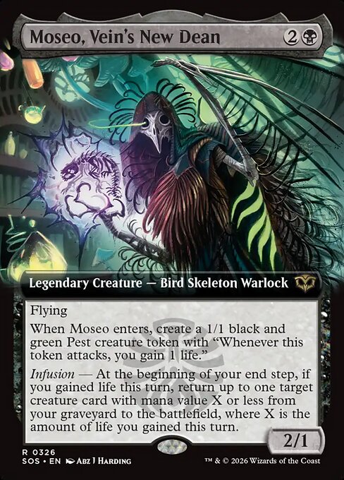 Moseo, Vein's New Dean