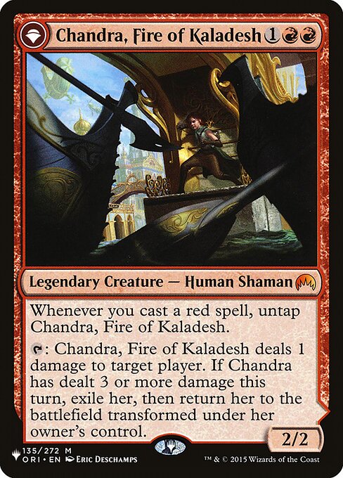 Chandra, Fire of Kaladesh // Chandra, Roaring Flame - Nonfoil