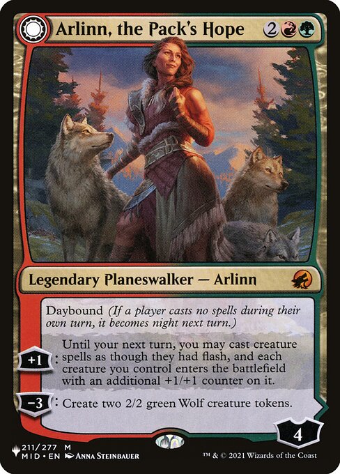 Arlinn, the Pack's Hope // Arlinn, the Moon's Fury - Nonfoil