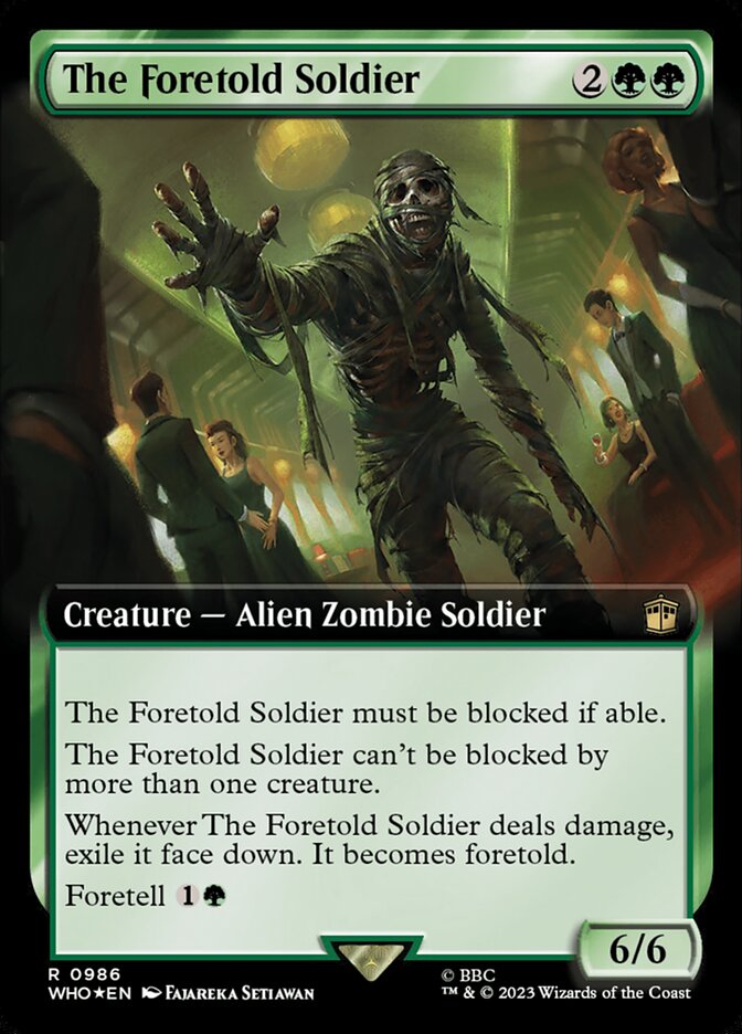 The Foretold Soldier (Extended Art - Surge Foil)
