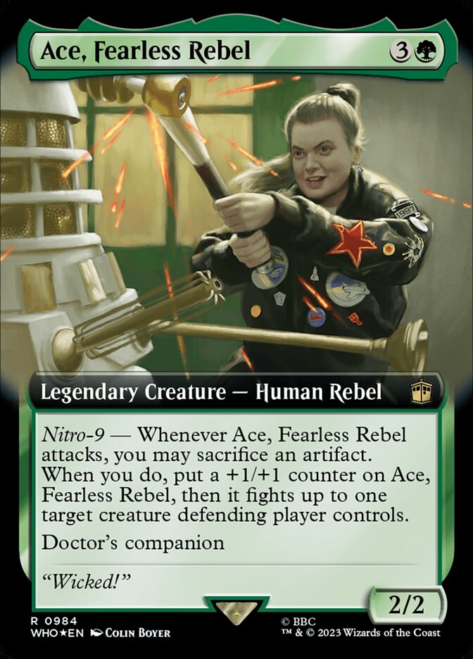 Ace, Fearless Rebel (Extended Art - Surge Foil)