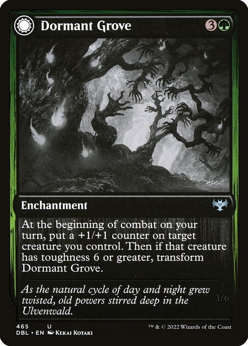 Dormant Grove // Gnarled Grovestrider - Nonfoil
