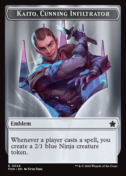 Kaito, Cunning Infiltrator Emblem - Nonfoil