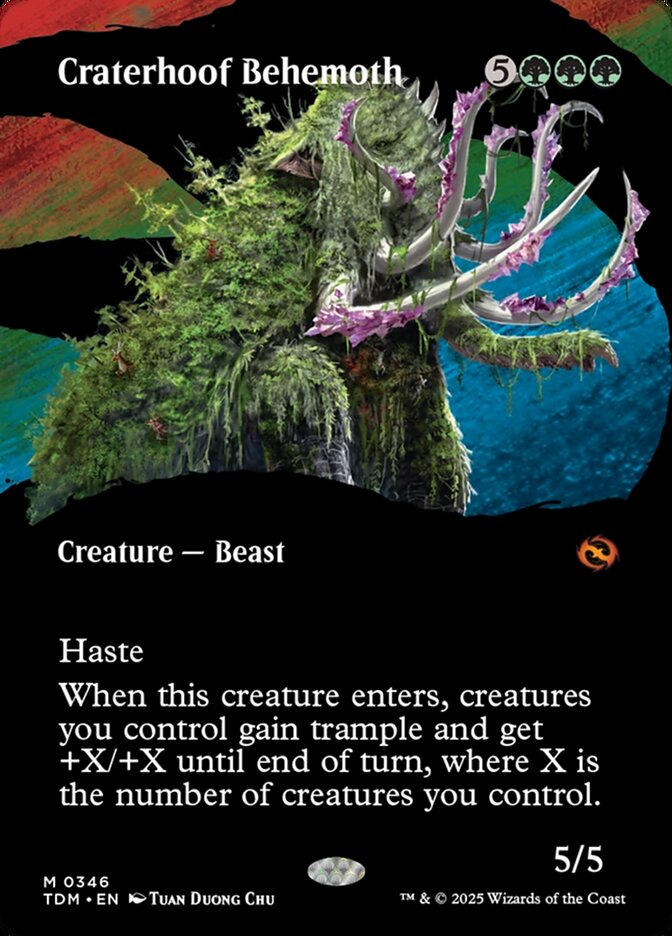 Craterhoof Behemoth (Showcase)